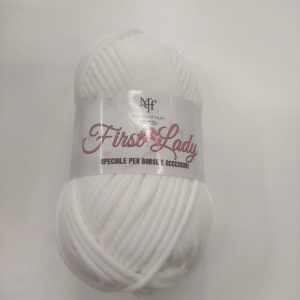 FIRST LADY 1 - FILATO PER BORSE MISS TRICOT FILATI BIANCO 1