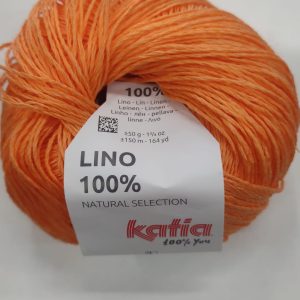Lino 100% COL.39 ARANCIONE FLUO