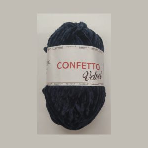 CINIGLIA CONFETTO VELVET BLU 208