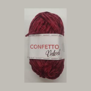 CINIGLIA CONFETTO VELVET BORDEUX 205