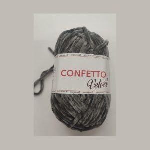 CINIGLIA CONFETTO VELVET GRIGIO 207
