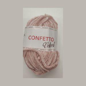 CINIGLIA CONFETTO VELVET ROSA ANTICO 212