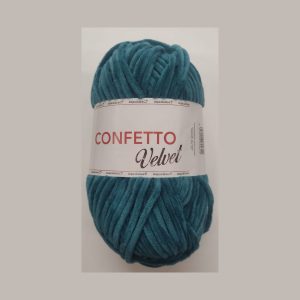 CINIGLIA CONFETTO VELVET TURCHESE 209