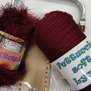 kit Borsa Red Wine con tutorial by Loredana ♡crochet_chic♡