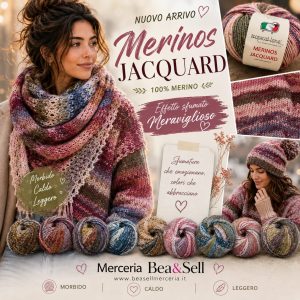 LANA Merinos Jacquard - Tropical Lane