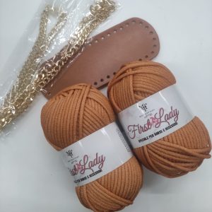 kit Borsa Goldie con tutorial by  ♡crochet_chic♡